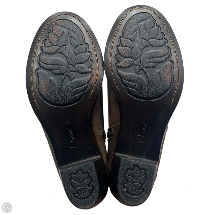 Boots Ankle Heels By Boc In Brown, Size: 7