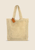 ME FUI borsa da mare rafia marrone chiaro A076LB RAFIA-L.BROWN