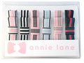 Box of 6 hair bows - brown