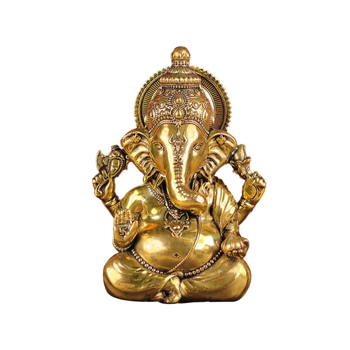 Brass Vighnaharta Ganesha Idol