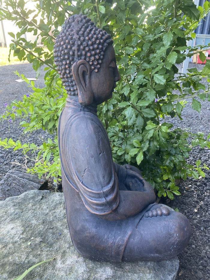 Buddha Sitting on a Lotus  Statue Figurine Garden Ornament Sculpture 67 cm