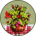 Cardinal Sign, Holiday Sign, Christmas Sign, Wreath Supplies, Wreath Center