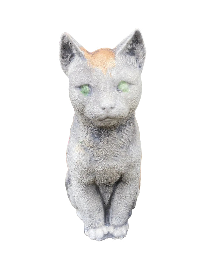 Cat Statue Memorial Kitten Tortoiseshell Animal Concrete Cement Australian Made