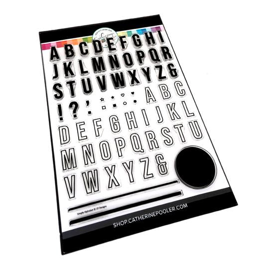 Catherine Pooler - Stamp Set - Simple Alphabet