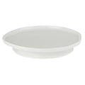 CERAMIC PEDESTAL TRAY, WARM WHITE