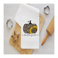 Cheetah Pumpkin Sunflower Fall Tea Towel, Hello Fall Design, Fall Kitchen Décor, Fall Party Décor