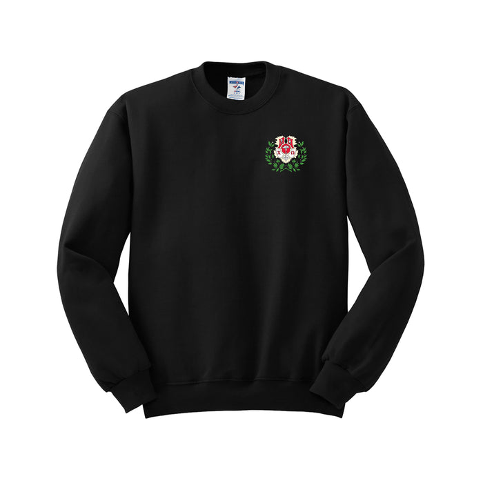 Chi Omega Crewneck Sweatshirt - Embroidered Crest