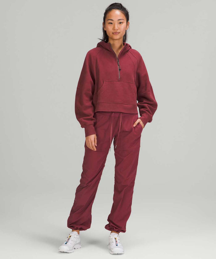 Chi Omega lululemon Scuba Oversized Half-Zip Hoodie - Ruby Wine