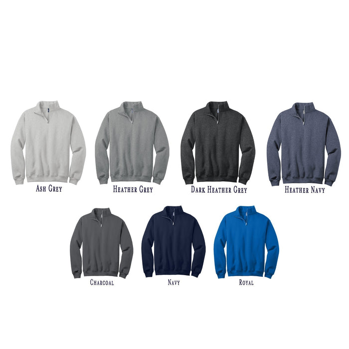 Chi Phi Letters Quarter Zip Sweatshirt