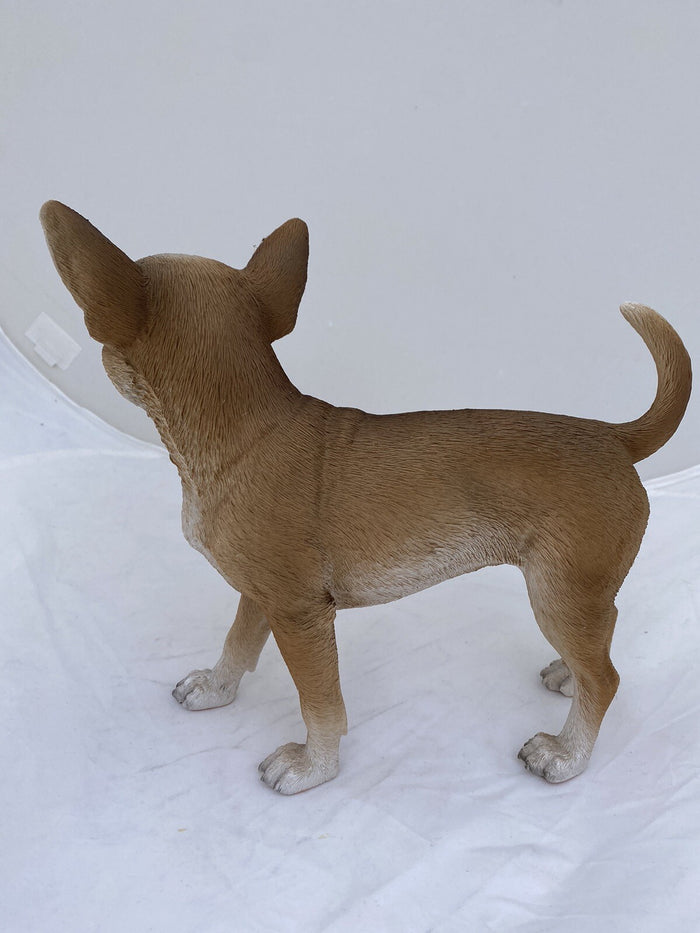 CHIHUAHUA STATUE PUPPY DOG MEMORIAL ANIMAL GARDEN ORNAMENT SCULPTURE