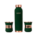 Copper Bottle with Cups