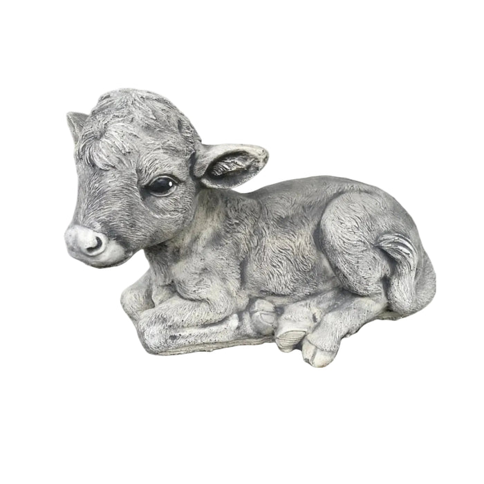 Cow Calf Statue Ornament Farm Animal Concrete Cement Garden Australian Made