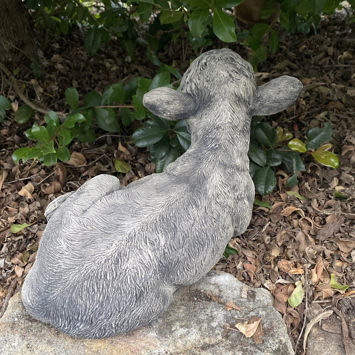 Cow Calf Statue Ornament Farm Animal Concrete Cement Garden Australian Made