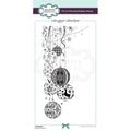 Creative Expressions - Designer Boutique Pre Cut Rubber Stamp - Bauble Pendant. A beautiful DL size stamp with a wonderful scene in one stamp making creating stunning projects simple. This pre-cut rubber stamp has great detail and will make fantastic, intricate paper craft projects, and so much more.  Available at Embellish Away located in Bowmanville Ontario Canada.