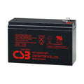 CSB HR 1224W F2/F1 12V 6.4Ah Sealed Lead-Acid Battery, HR1224WF2F1