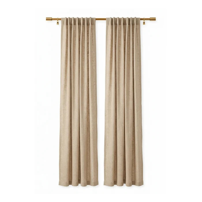 Custom Linen Matte Sheer Curtain