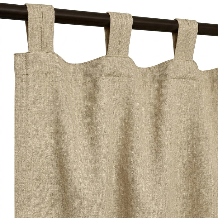 Custom Linen Matte Sheer Curtain
