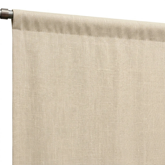 Custom Linen Matte Sheer Curtain