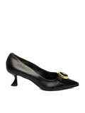 ALBANO Décolleté pelle nero 2936 VIT-NERO