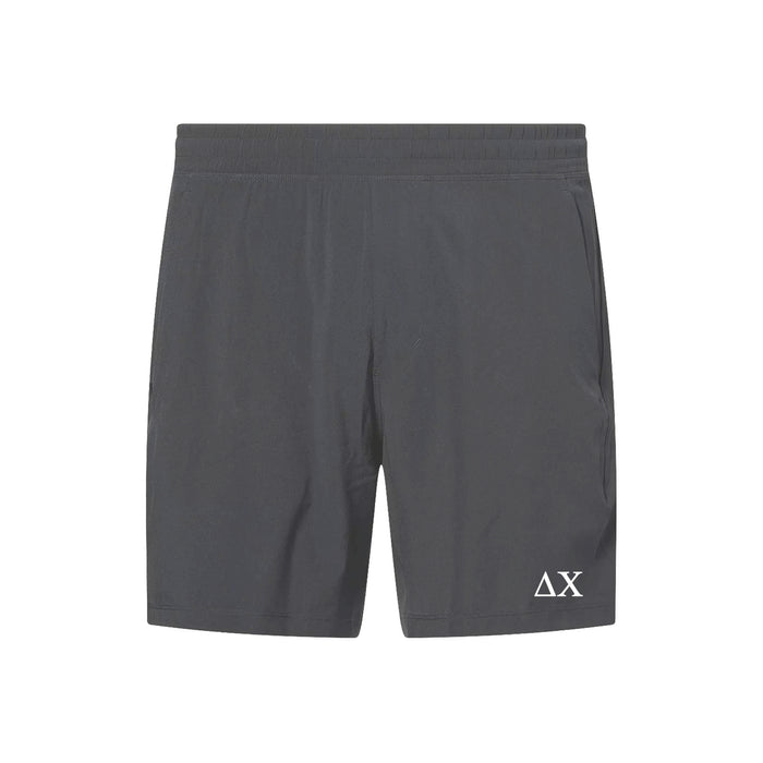 Delta Chi lululemon Pace Breaker Linerless Short - Onxy Grey 7"