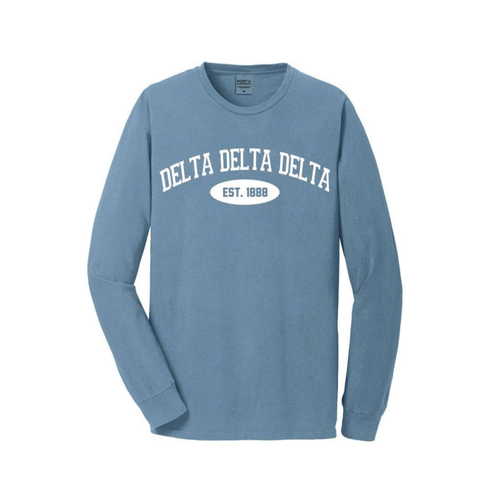 Delta Delta Delta Long Sleeve Vintage T-Shirt