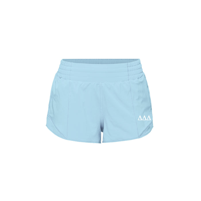 Delta Delta Delta lululemon Hotty Hot High-Rise Lined Short 2.5" - Proud Cloud