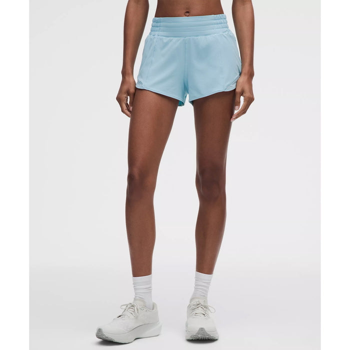 Delta Delta Delta lululemon Hotty Hot High-Rise Lined Short 2.5" - Proud Cloud