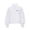 Delta Delta Delta lululemon Scuba Oversized FUNNEL-Neck Half Zip - White