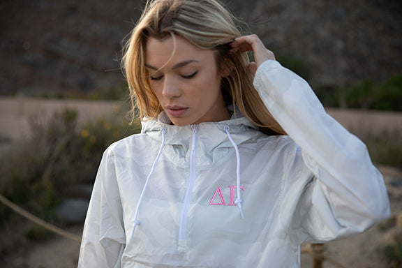 Delta Gamma Crop Windbreaker