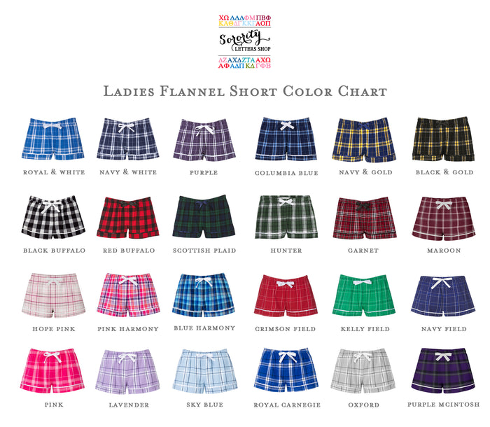 Delta Kappa Delta Flannel Boxer Shorts