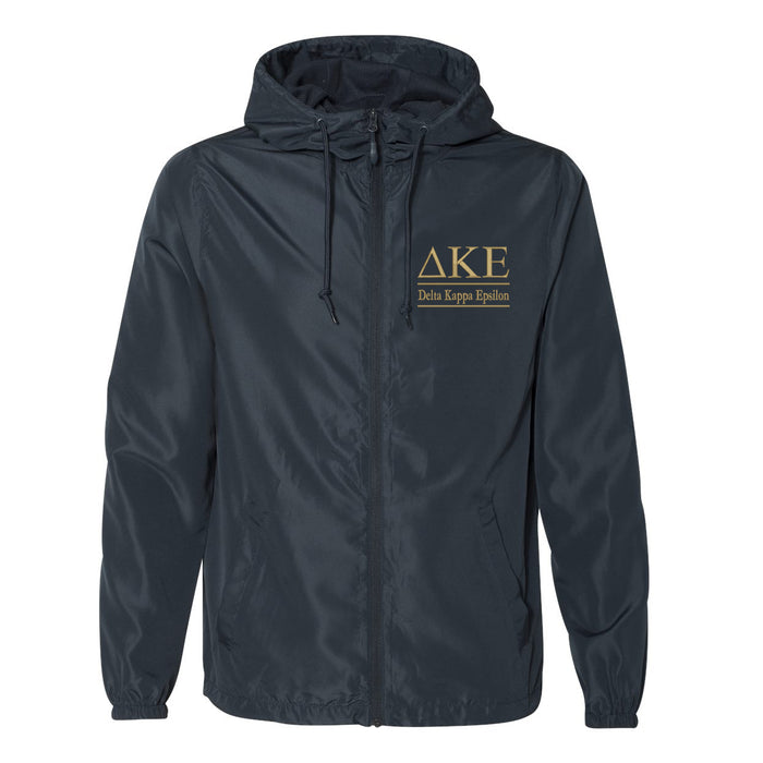 Delta Kappa Epsilon Full Zip Windbreaker