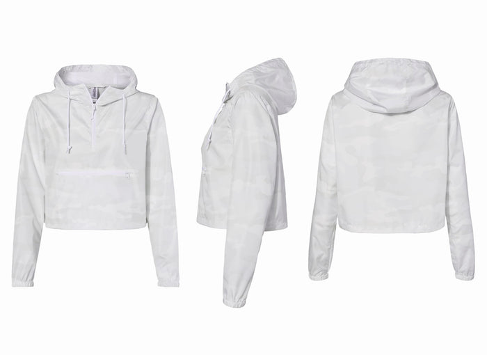 Delta Phi Lambda Crop Windbreaker