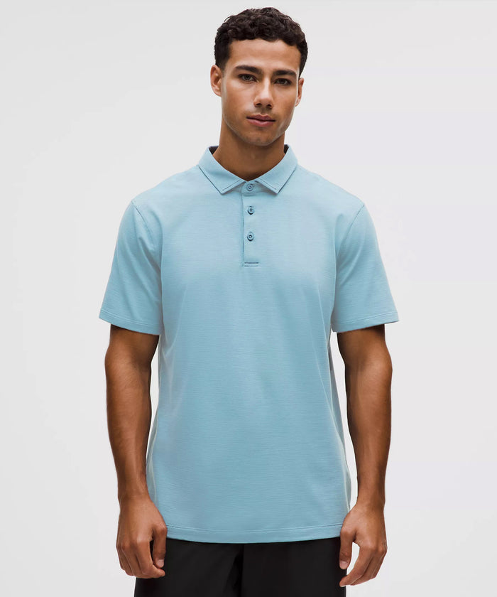 Delta Sigma Pi lululemon Evolution Short-Sleeve Polo - Proud Cloud