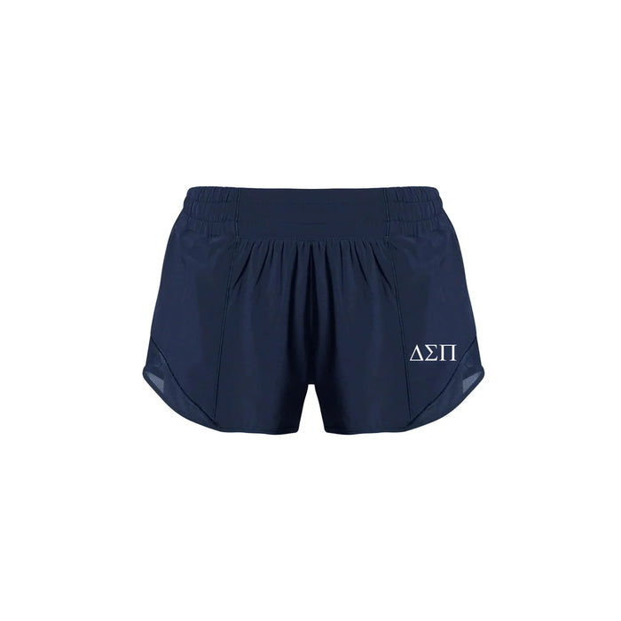Delta Sigma Pi lululemon Hotty Hot High-Rise Lined Short 2.5" - Navy