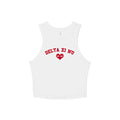 Delta Xi Nu 1997 Cropped Heart Tank Top
