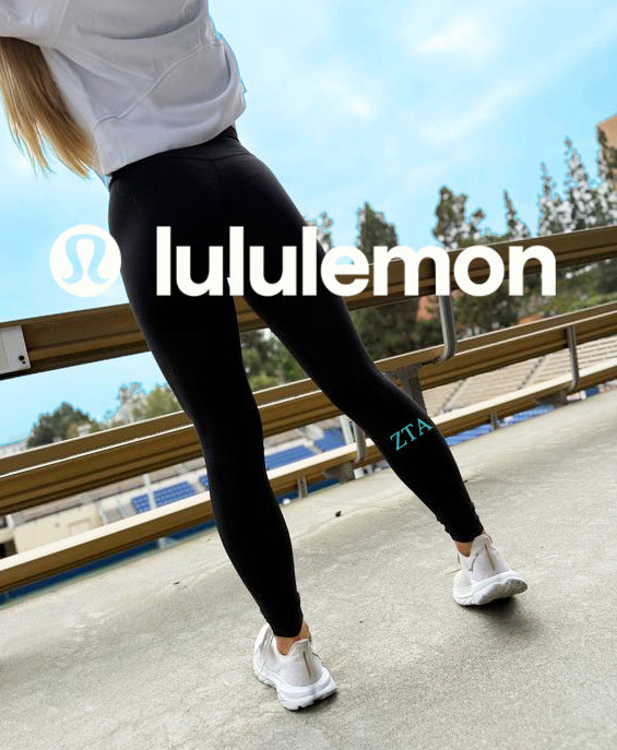 Delta Xi Nu lululemon Align™ High-Rise Pant 25" - Black