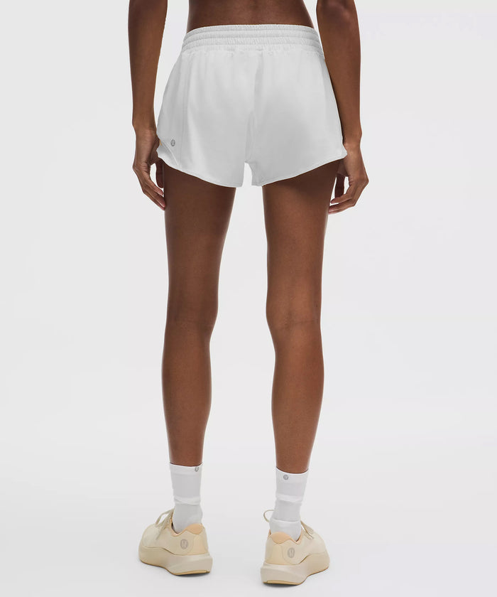 Delta Xi Nu lululemon Hotty Hot High-Rise Lined Short 2.5" - White