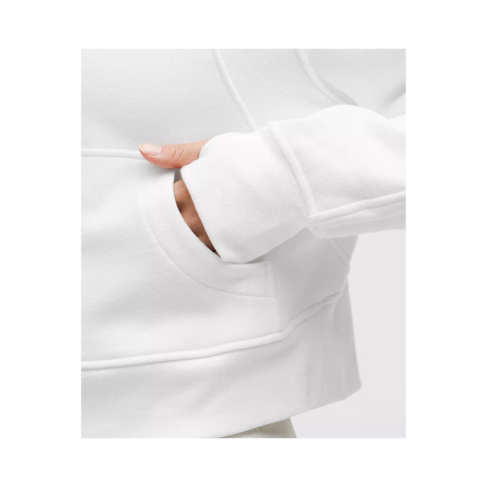 Delta Xi Nu lululemon Scuba Oversized FUNNEL-Neck Half Zip - White