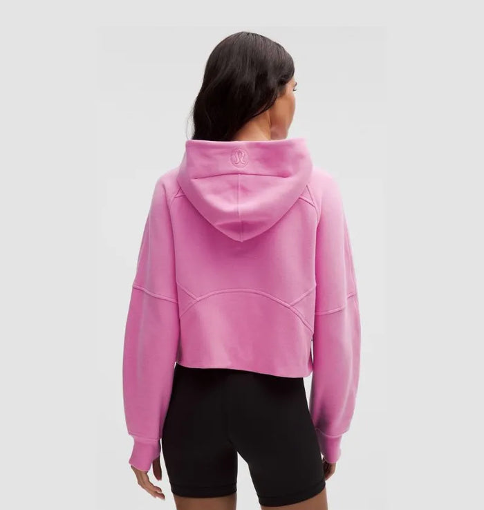 Delta Zeta lululemon Scuba Oversized Half-Zip Hoodie - Pink Frosting