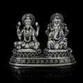 Dhan Siddhi Laxmi Ganesh Silver Plated