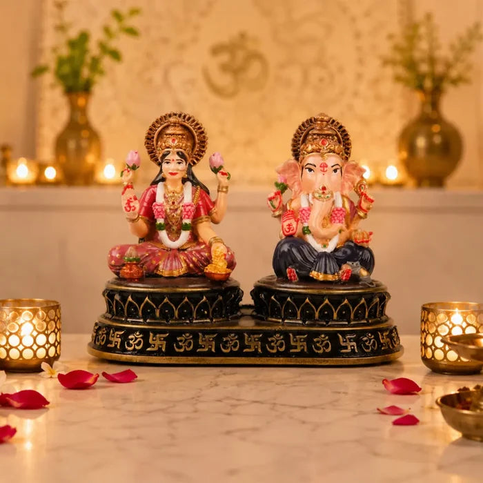 Dhan-Siddhi Laxmi Ganesha Idol