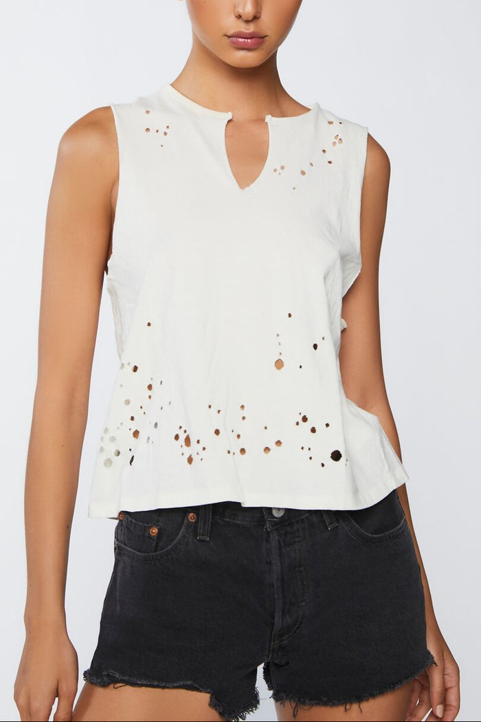 Distressed Muscle Tee