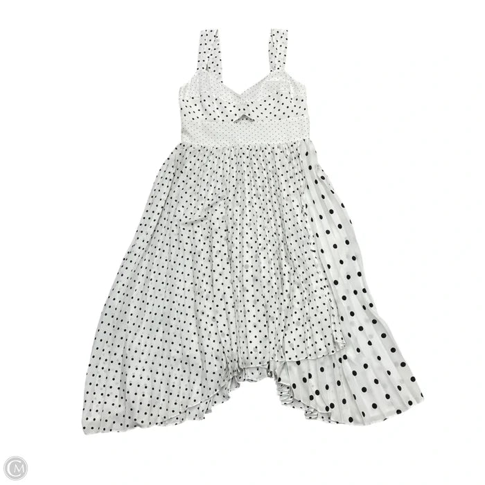 Dress Party Midi By Banana Republic In Black & White, Size: M
