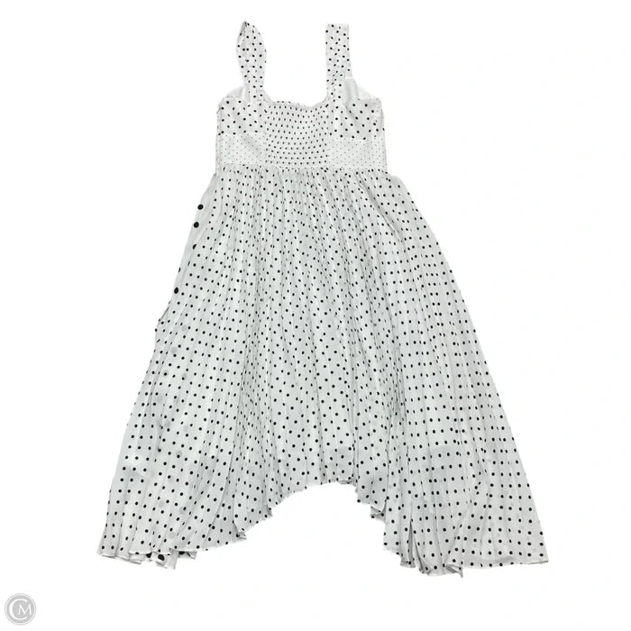 Dress Party Midi By Banana Republic In Black & White, Size: M