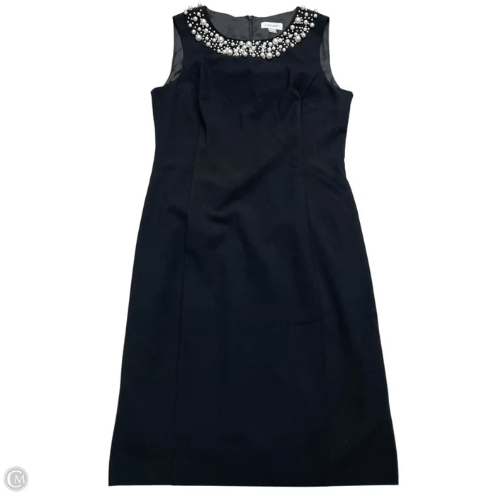 Dress Work By Calvin Klein In Black & White, Size: M