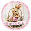 E02 Happy Easter Sign, Wreath Attachment