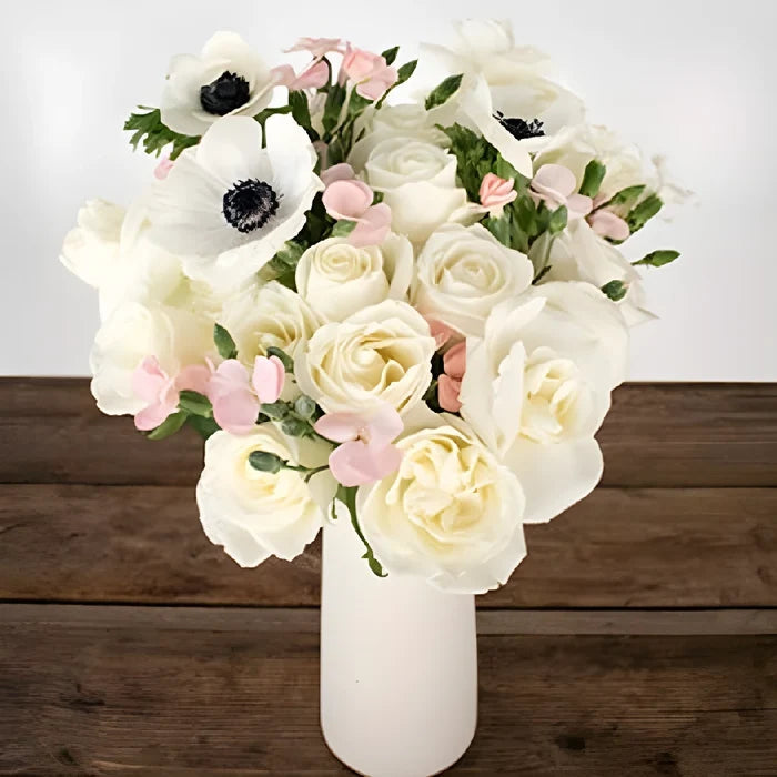 Cupids Arrow Fresh Flower Arrangement Close Up - Image