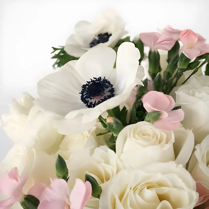 Cupids Arrow Fresh Flower Arrangement Vase - Image