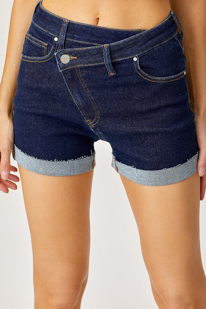 Esme High Rise Cuffed Crossbody Shorts