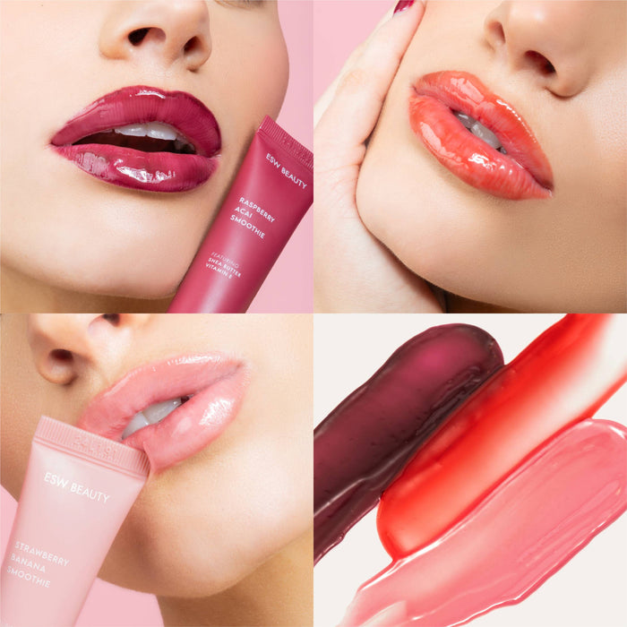 ESW Beauty Berry Kisses Lip Treatment Trio Set
